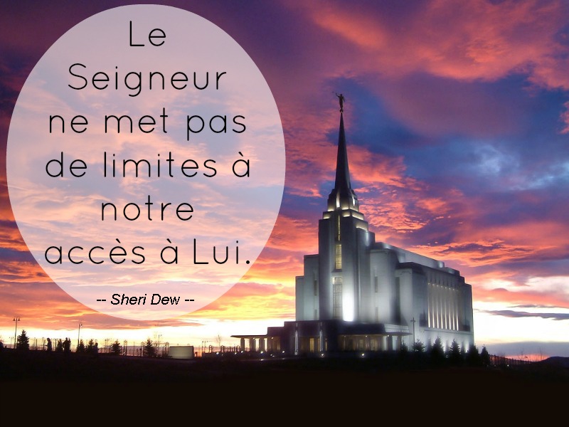 Le Temple : un lieu de paix et de bonheur